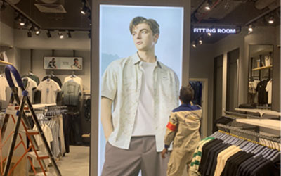 Thi công biển nhôm gờ sập, nhôm nhét cạnh tại Aeon Mail Hải Phòng