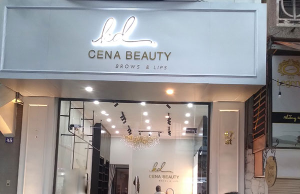 Thi công biển quảng cáo Spa Cena Beauty Hải Phòng