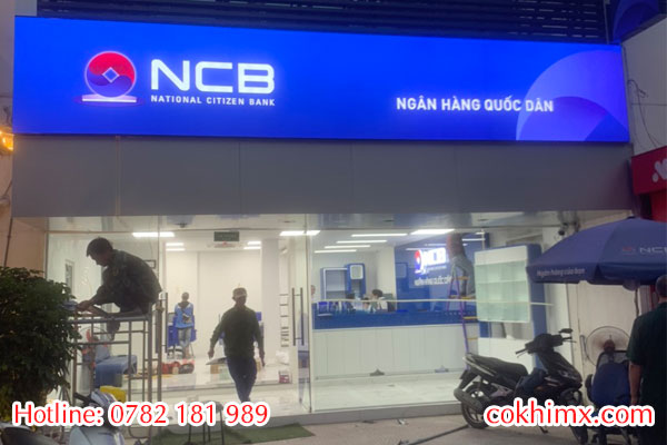 Làm biển quảng cáo cho ngân hàng NCB