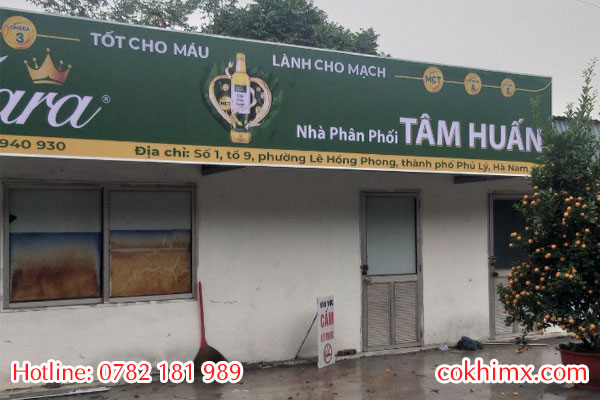 Làm biển quảng cáo cho thương hiệu Tiara tại Hà Nam