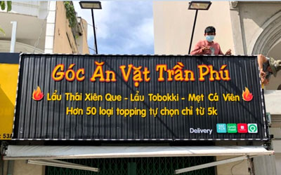 Thi công biển quảng cáo tôn sóng tại Vĩnh Bảo Hải Phòng