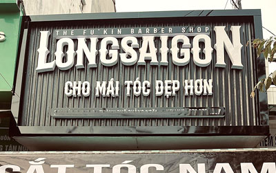 Thi công biển quảng cáo inox sóng tại Ngô Quyền Hải Phòng